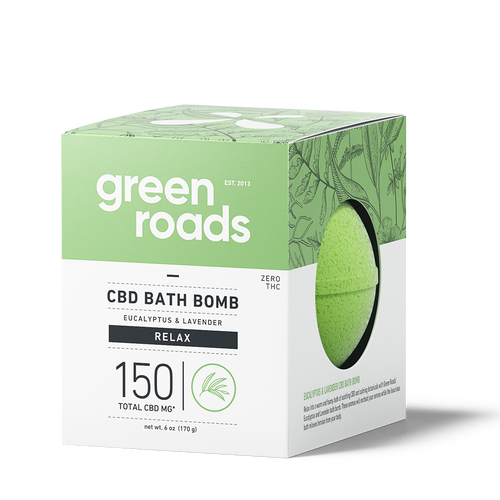 Large CBD Bath Bomb - RELAX - 150mg