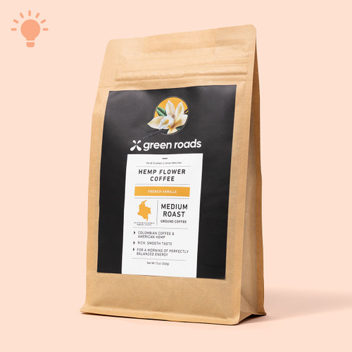 French Vanilla Hemp Flower Coffee - (12oz)