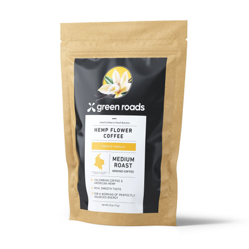 French Vanilla Hemp Flower Coffee - (2.5oz)