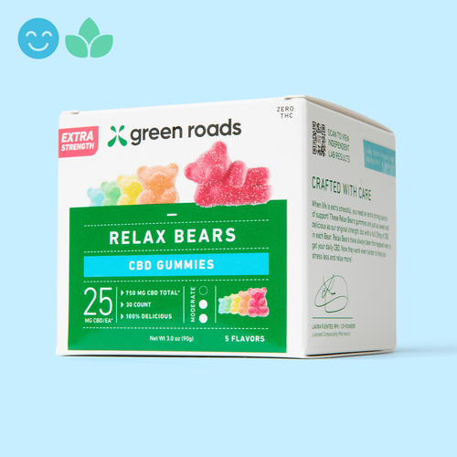 Extra Strength CBD Relax Bears - (30ct) 750mg