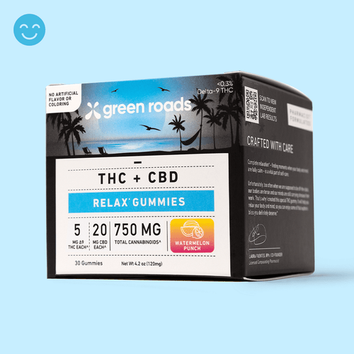 Watermelon Punch THC Relax Gummies - (30ct) 750mg
