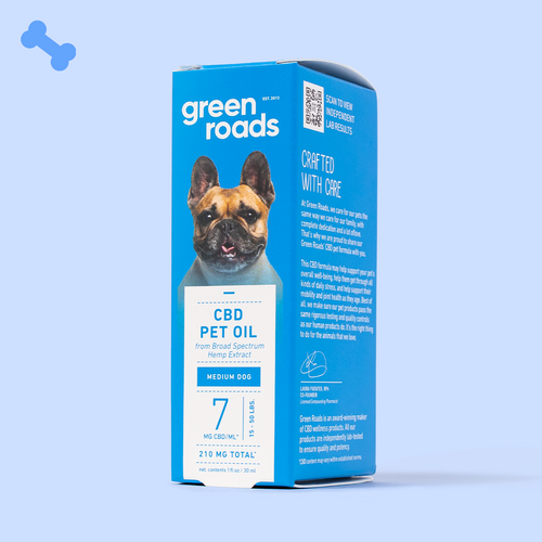 Medium Dog CBD Pet Drops - (30ml) 210mg