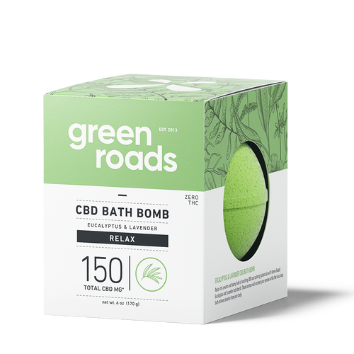 Large CBD Bath Bomb - RELAX - 150mg