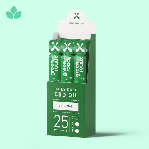Original Broad Spectrum CBD Daily Dose - (2ml) 25mg (12pk)