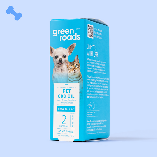 Small Dog & Cat CBD Pet Drops - (30ml) 60mg