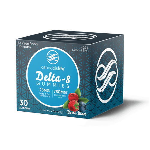 Berry Blast Delta-8 Gummies - (30ct) 750mg