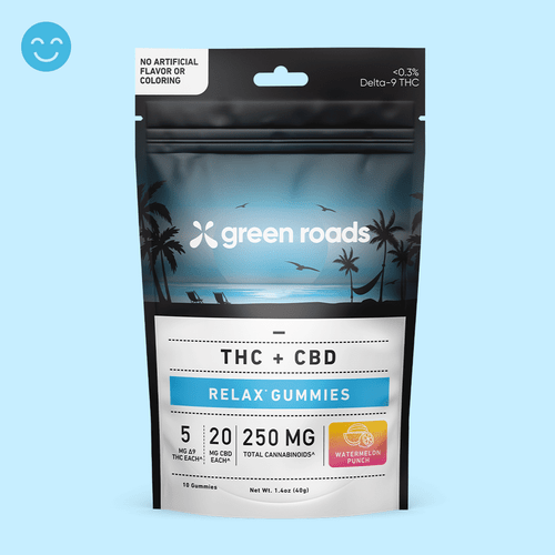 Watermelon Punch THC Relax Gummies - (10ct) 250mg
