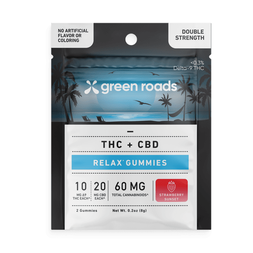 Strawberry Sunset THC Relax Gummies - (2ct) 60mg